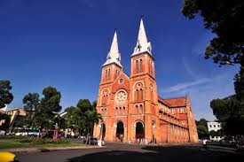 Notre-Dame-Kathedrale in Ho Chi Minh Stadt