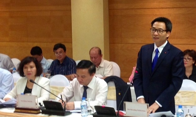 Vizepremierminister Vu Duc Dam leitete Konferenz über Lebensmittelsicherheit
