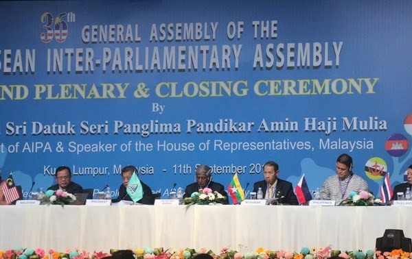 Ende der interparlamentarischen Versammlung der ASEAN (AIPA) in Malaysia
