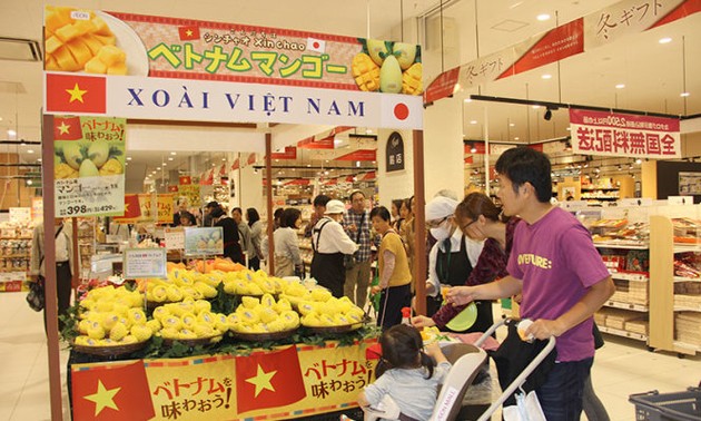 Mangos aus Vietnam im japanischen Markt