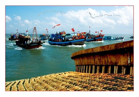Meereswirtschaftsentwicklung in Ganh Hao