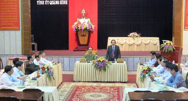 General Tran Dai Quang besucht Quang Binh