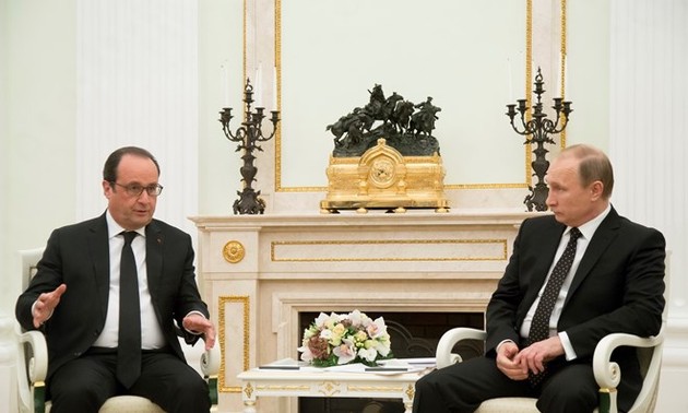 Russland und Frankreich bekräftigen Kampf gegen den Terror