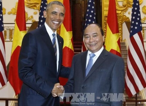 Premierminister Nguyen Xuan Phuc empfängt US-Präsident Barack Obama