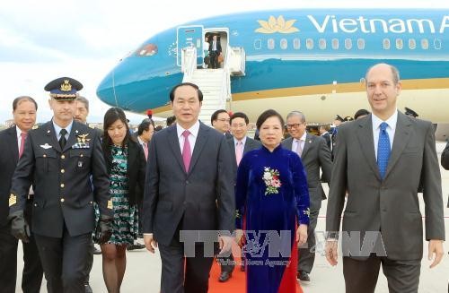 Staatspräsident Tran Dai Quang besucht Italien