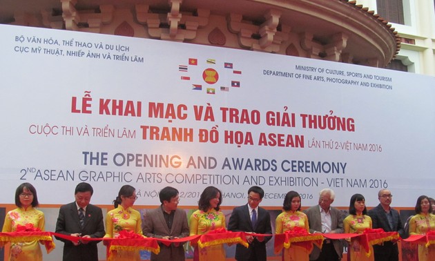 Eröffnung der Ausstellung Grafikdesign der ASEAN