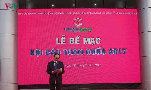 Abschluss des Pressefestivals 2017 in Hanoi