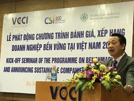 Programmstart zur Bewertung und Veröffentlichung der nachhaltigen Unternehmen in Vietnam