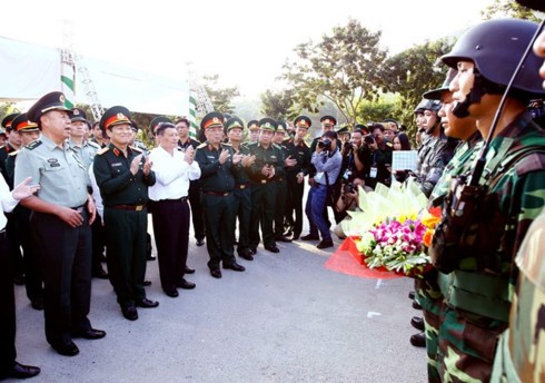 Zusammenarbeit im Militärbereich zur Grenzsicherheit zwischen China und Vietnam