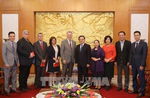 Hoang Binh Quan empfängt eine Delegation aus Österreich