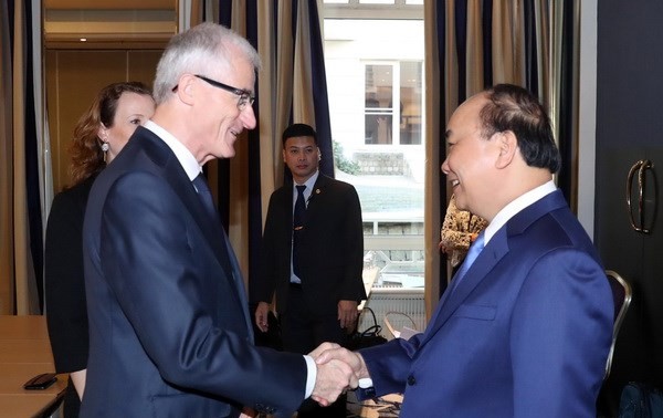 Premierminister Nguyen Xuan Phuc empfängt  Ministerpräsident der Flämischen Regierung