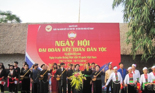 Woche der Solidarität der vietnamesischen Völker-Kulturerbe in Vietnam