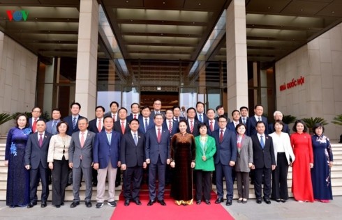 Parlamentspräsidentin Nguyen Thi Kim Ngan empfängt Vorsitzenden der Südkorea-Vietnam Abgeordnetengruppe