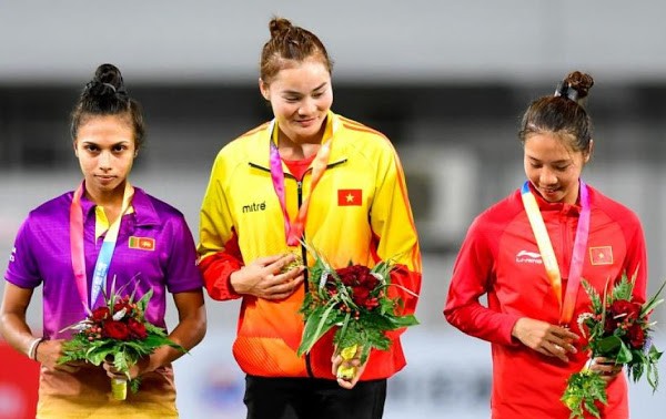 Läuferin Quach Thi Lan holt Gold in der 400 Meter Disziplin
