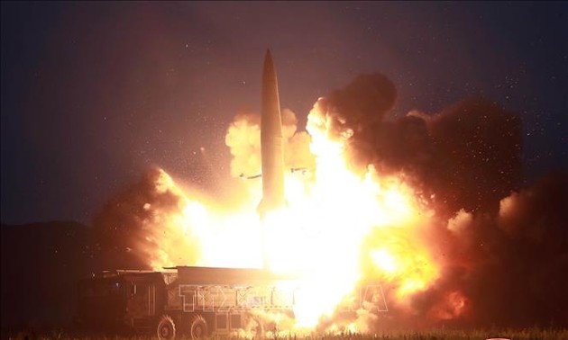 Nordkoreas Staatschef Kim Jong-un kommentiert Raketentest