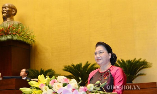 Eröffnung der Parlamentssitzung in Hanoi