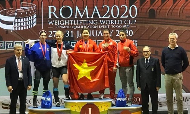 Hoang Thi Duyen gewinnt Goldmedaille im Gewichtsheben in Rom