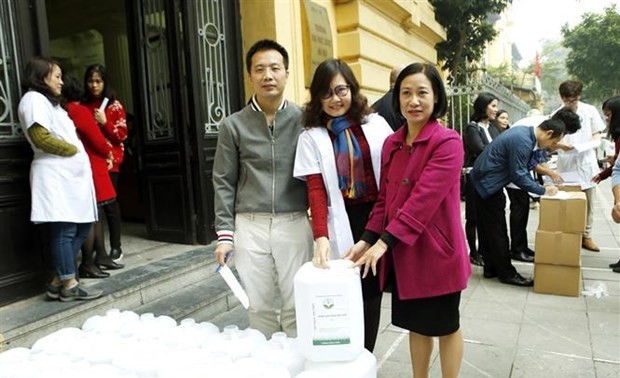 Jugendliche der Hauptstadt Hanoi setzen freiwillige Aktivitäten für die Gemeinschaft um