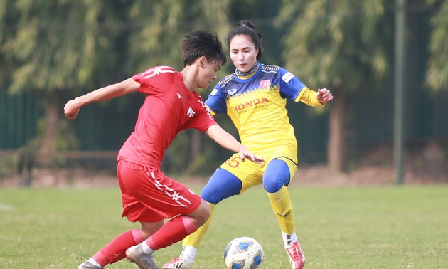 Vietnamesische Fußballmannschaft der Frauen unterliegt U16 PVF