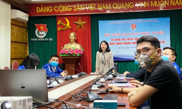 Jugendverband der Stadt Hanoi unterstützt Bekämpfung von Covid-19