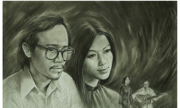 Portraits von Trinh Cong Son mit Liebe seiner Musik malen