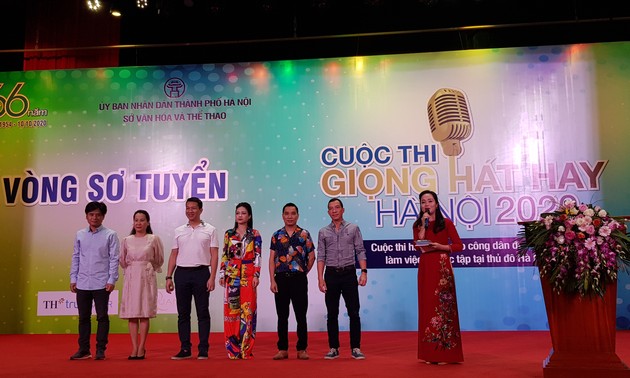 Start des Gesangwettbewerbs Hanois 2020