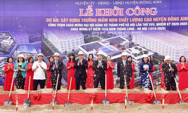 Viele Projekte werden zur Begrüßung zum 1010 jährigen Bestehen von Hanoi gebaut