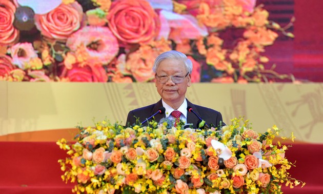 KPV-Generalsekretär, Staatspräsident Nguyen Phu Trong: Zusammensetzung der nationalen und aktuellen Stärke in der Volksdiplomatie