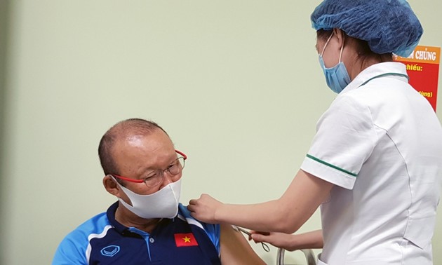 Trainer Park Hang-seo und seine Assistenten werden gegen COVID-19 geimpft
