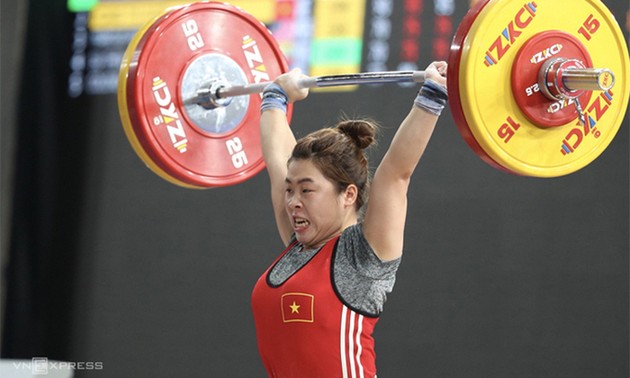 Gewichtheberin Hoang Thi Duyen gewinnt Bronzemedaille