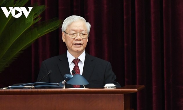 KPV-Generalsekretär Nguyen Phu Trong nimmt an Konferenz der KPC und Volksparteien weltweit teil