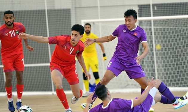 Vietnamesische Futsalauswahl verliert gegen Marokko mit 1:2