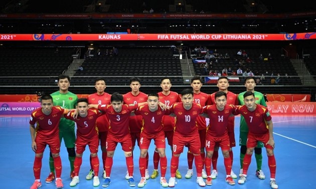 Vietnamesische Futsalmannschaft steht im Achtelfinal der Weltmeisterschaft 2021 in Litauen