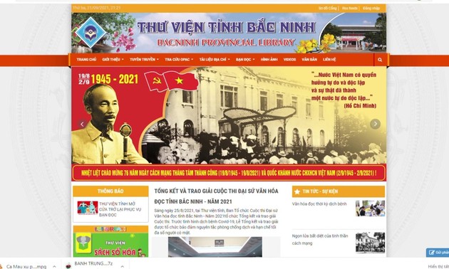 Bibliothek aus Bac Ninh eröffnet Website mit Multisprachen für Kinderleser