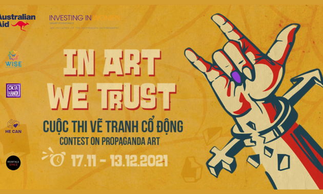 Malwettbewerb für Plakate “In art we trust”