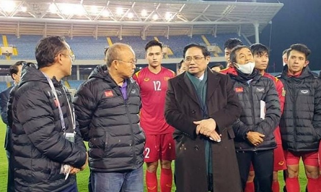 Vietnamesische Fußballmannschaft hat China überzeugend besiegt