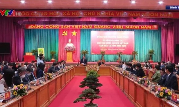 Staatspräsident: Binh Dinh hat großes Potential zur neuen Wirtschaftsentwicklung