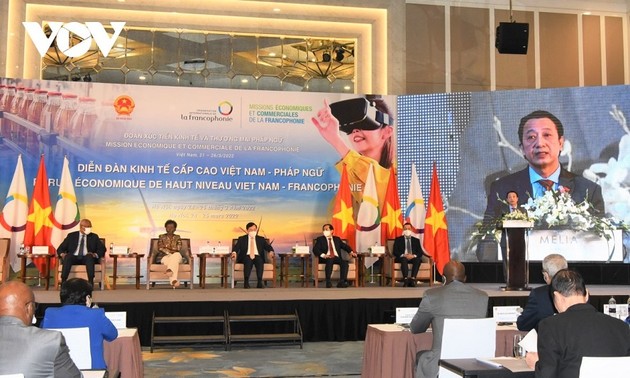 Eröffnung des hochrangigen Vietnam-Frankophonie-Wirtschaftsforums 