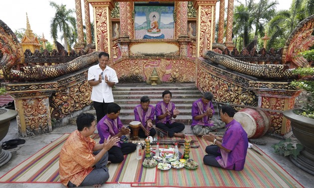 Trommelmusik der Khmer in Ca Mau ist nationales Erbe