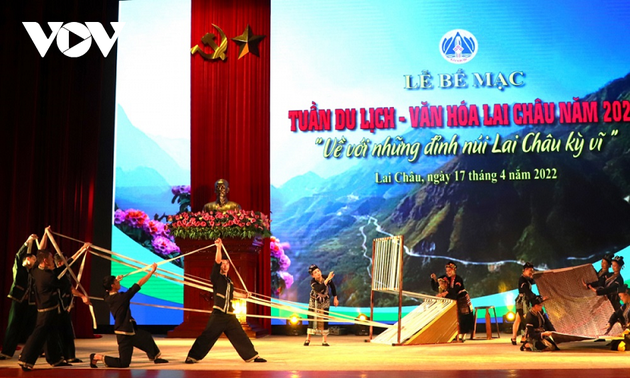 Werbung für Tourismus in Lai Chau