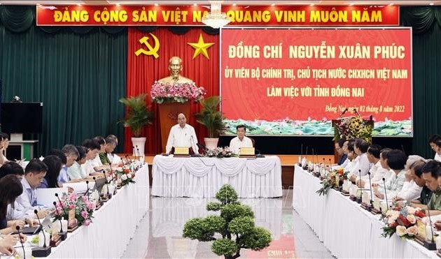 Staatspräsident Nguyen Xuan Phuc: Dong Nai soll neue Impulse für Wirtschaftswachstum schaffen