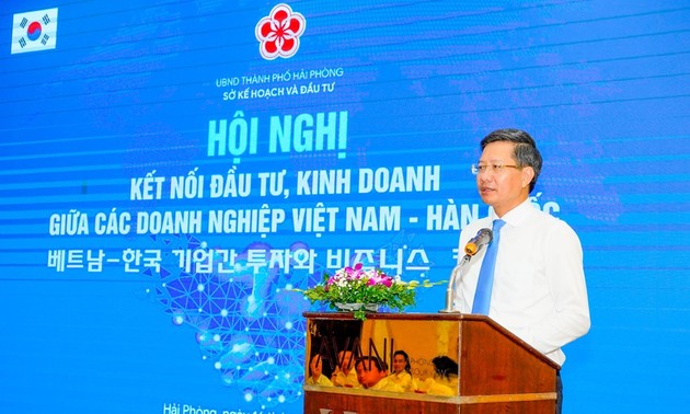 Verbindung der Investition zwischen Vietnam und Südkorea in Hai Phong