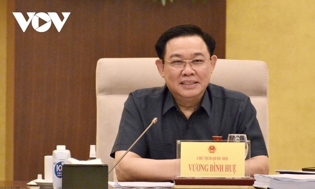 Parlamentspräsident Vuong Dinh Hue: Kampagne für Sparsamkeit und gegen Verschwendung