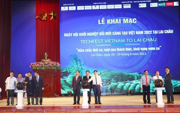 Techfest Vietnam 2022 leistet einen Beitrag beim Start up in Lai Chau