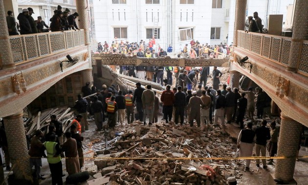 Viele Festnahmen nach Explosion in einer Moschee in Pakistan
