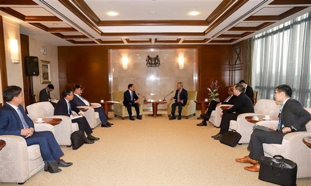 Außenminister Bui Thanh Son besucht Singapur