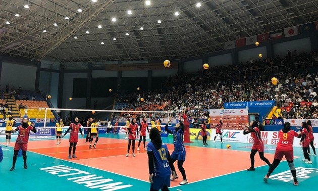 Vier Länder nehmen am Volleyballturnier in Vinh Phuc teil
