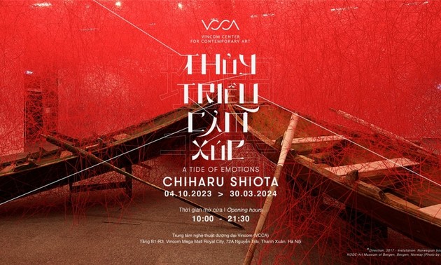Eröffnung der Ausstellung “Flut der Emotion” der Künstlerin Chiharu Shiota
