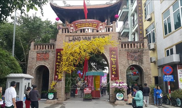 Kultur- und Tourismuswoche im Seidendorf Van Phuc in Hanoi