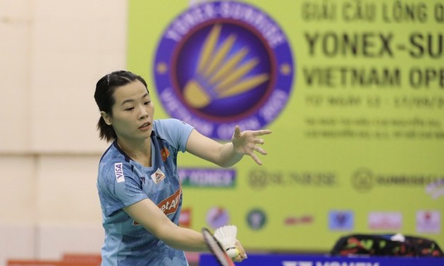Thuy Linh ist beim Badminton-Turnier Denmark Open 2023 ausgeschieden